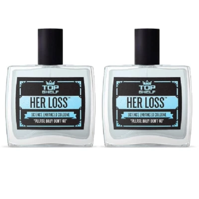 2 piezas Her Loss Cologne Science Enhanced para hombres de larga duración 3,4 fl oz/100 ml nuevo Foto 1 de 4