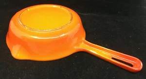 Cast Iron Saute Pan Descoware Desco Flame Red Orange 6-20 Sauce Belgium Skillet - Picture 1 of 7