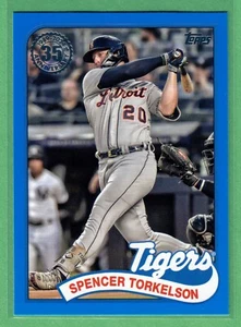 Actualización Topps 2024 Spencer Torkelson 1989 Topps azul #89US-47 Tigers SP - Imagen 1 de 2