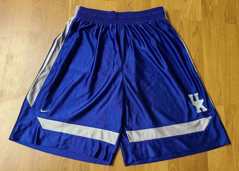 Vintage Nike Official UK Kentucky Wildcats Basketball Shorts Men's Size Large Cover