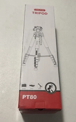  ZIKZOK 75in Camera Tripod (PT-80) For Travel DSLR/SLR/DV/GoPro/iPhone w/ Bag  - Image 1 of 4