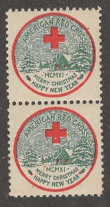 SCOTT#  WX8 PR, OG/NH, 1911  CHRISTMAS SEAL, VF+,SEE SCAN FOR  MINT FRESH COLOR - Picture 1 of 1