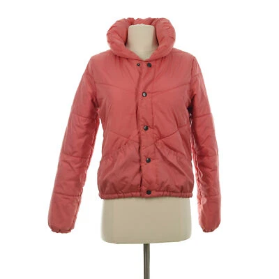 Vans Women's Pink Button Up Parka Jacket - Size Small - Image 1 of 4