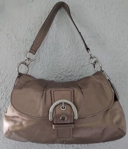COACH Handbag Shoulderbag Soho Leather Purse Satchel #F17217 Bronze - Picture 1 of 24