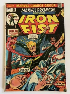 MARVEL PREMIERE #15 3.0 GD/VG 1974 1ST  IRON FIST WITH MVS STAMP & MARK JEWELERS - Picture 1 of 12