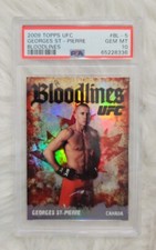 2009 Topps UFC George St-Pierre Bloodlines PSA 10