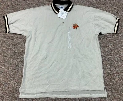 Vintage Baltimore Orioles Short Sleeve Polo Shirt Dynasty Mens XL NWT Deadstock  - Image 1 of 4