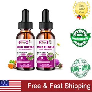 2x Milk Thistle Seed, Fluid Extract, Alcohol-Free, 2,000 mg, 1 fl oz (30 ml) - Picture 1 of 9