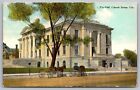 City Hall Colorado Springs Colo Street View Horse Buggy Carriage VNG PM Postcard
