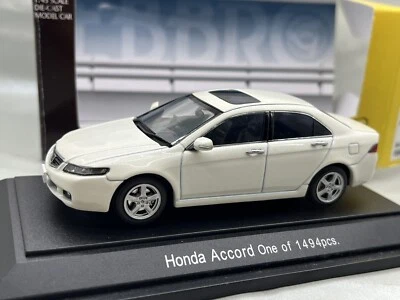 🇺🇦 1:43 Honda Accord 2002 7th White Ebbro 1/43 CL7 - Image 1 of 4