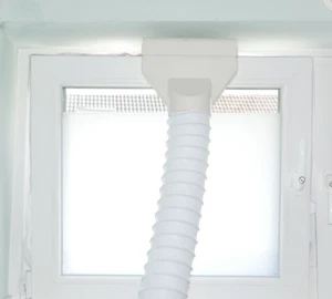 Fenster Abluftschlauch Adapter für Mobile Klimaanlagen oder Trockner Flach - Bild 1 von 11