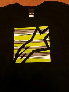 ALPINESTARS MEN'S XL "SOUTHWEST" BLACK S/S T-SHIRT - 1010-72028 - Picture 1 of 4