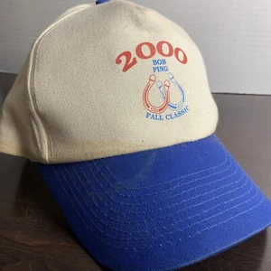Vintage Toppers Horseshoe’s Hat Bob Ping 2000 Fall Classic SnapBack Hat Cap - Picture 1 of 7