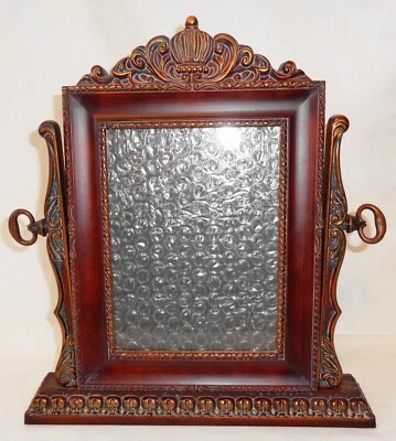 Marco de fotos para fotos de 5" X 7" giratorio inclinación independiente estilo victoriano plástico Foto 1 de 3