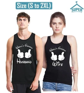 World's Greatest Wife Husband Couple TANKTOP Paar passendes Valentinstag T-Shirt - Bild 1 von 3