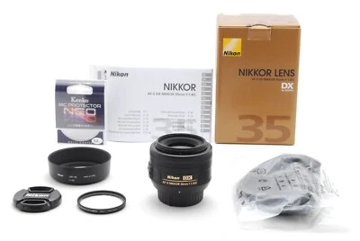 [TOP MINT in Box] NIKON AF-S DX NIKKOR 35mm F1.8 G Wide Angle Lens From JAPAN - Image 1 of 4