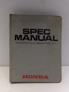 Honda Spec Manual 1988 1989 1990 1991 1992 Motorcycle Scooter ATV SO529 - Picture 1 of 5