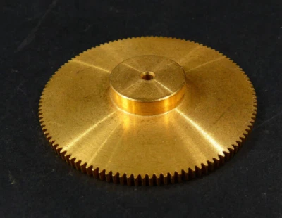 Stirnzahnrad aus Messing | Modul 0,5 | 114 Zähne | Bohrung Ø 3mm - Bild 1 von 3