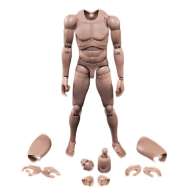 COOMODEL 1/6 Male Muscular Body Slim Action Figure 12inch Doll For Superhero Young Asian