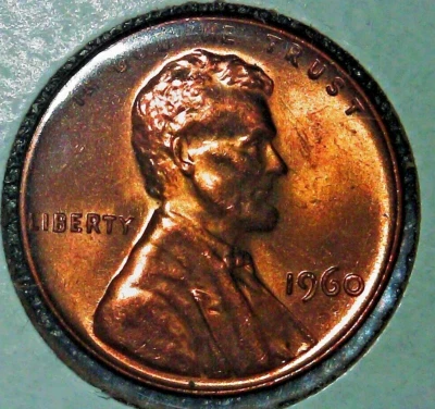 1960 P LARGE DATE GEM AU LINCOLN CENT (1 COIN) - Beautiful Coin - Image 1 of 3