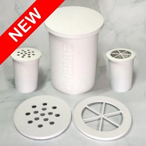 Large Coarse Cheese & Spices Shaker - Dispenser Container with Lid / Cover - Picture 1 of 10