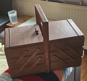 NähkastenNähkasten Holz Eiche - Bild 1 von 4
