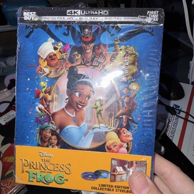 Brand New Disney’s Princess and the Frog 4K Steelbook Blu-ray Best Buy OOP - Image 1 of 2