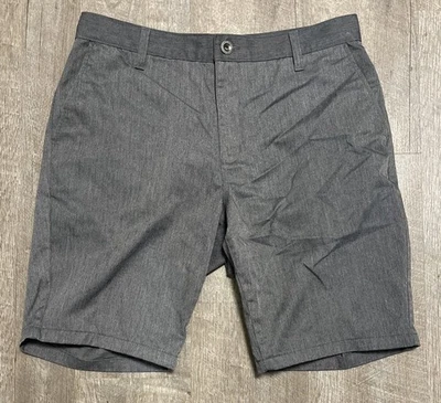 Pantalones Cortos RVCA Frente Plano Gris Carbón Fin de Semana Chino Surf 34 Foto 1 de 4