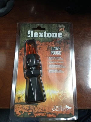 Flextone Dog Soldier Howler Dawg Pound CH1 Coyote Predator Open Reed Game Call - Image 1 of 3