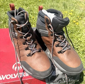 Wolverine Chisel 2 Waterproof 6" Soft Toe Mens Brown Leather Work Boots 10.5 M - Picture 1 of 6