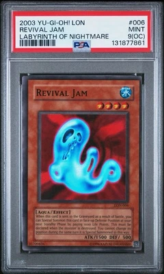 2003 Yu-Gi-Oh! Revival Jam Labyrinth of Nightmare LON Unlimited Super PSA 9 OC - Image 1 of 2