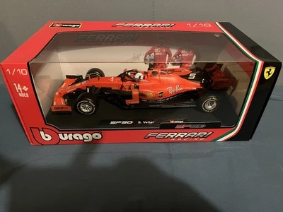 Bburago Ferrari Racing SF90 #5 Sebastian Vettel 2019 1/18 18-16807V - Image 1 of 3