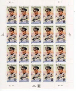 1999 55 cent Mitchell foglio completo di 20 Scott #3330, come nuovo NH - Foto 1 di 1
