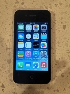 Apple iPhone 4 A1332 (Verizon) Smartphone 3G GSM - Black, 16GB (IOS 7.1.2) - Picture 1 of 2