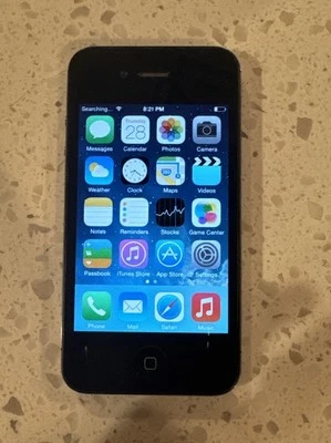 Apple iPhone 4 A1332 (Verizon) Smartphone 3G GSM - Black, 16GB (IOS 7.1.2) - Image 1 of 2