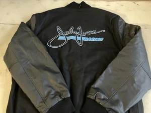 NHRA DRAG RACING "JOHN FORCE" LEDER/WOLLE WENDEJACKE GR. MEDIUM - Bild 1 von 6