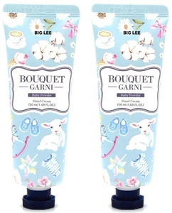 BOUQUET GARNI Fragranced Hand Cream Baby Powder 50ml x 2 ea Korean K-Beauty - Picture 1 of 7