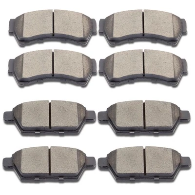 Front Rear Metallic Brake Pads For 2006-2012 Ford Fusion Mercury Milan 2006-2011 - Image 1 of 4