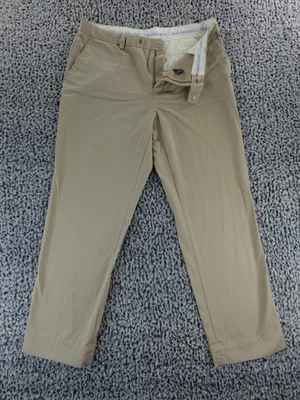 Polo Ralph Lauren Quin Boyfriend Chino Caqui Clásico Pierna Recta Para Mujer Talla 2 Foto 1 de 4