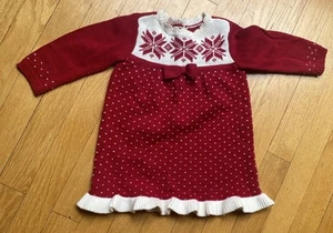 Gymboree 6-12 mo "Joyful Holiday" Fair Isle Sweater Dress " Dead Stock" NWT - Picture 1 of 3