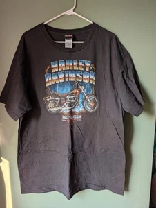 Harley Davidson T Shirt Herren Vintage Look Gr. XL schwarz Las Vegas Nevada 2020 - Bild 1 von 7