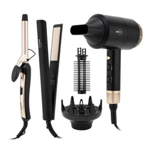 Professional Hair Styling Set | Curl, Straighten, Dry | Lightweight Portable - Picture 1 of 4