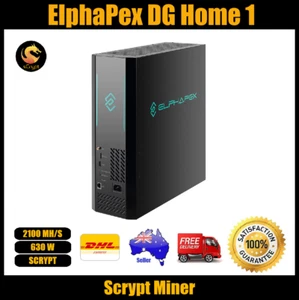 NEW! - ELPHAPEX DG Home 1 2100Mh/s 630W ASIC Scrypt Doge/Lite Coin Home Miner - Picture 1 of 4