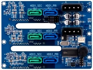THECUS M15-261PC0400 BACKPLANE 3xSAS 6xSATA - Picture 1 of 2