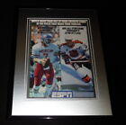 1988 Espn John Elway / Wayne Gretzky Framed 11X14 Original Advertisement