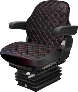 Cubierta de asiento de tractor de alta resistencia para gabinetes tractores y carretillas elevadoras sin reposacabezas - Imagen 1 de 5