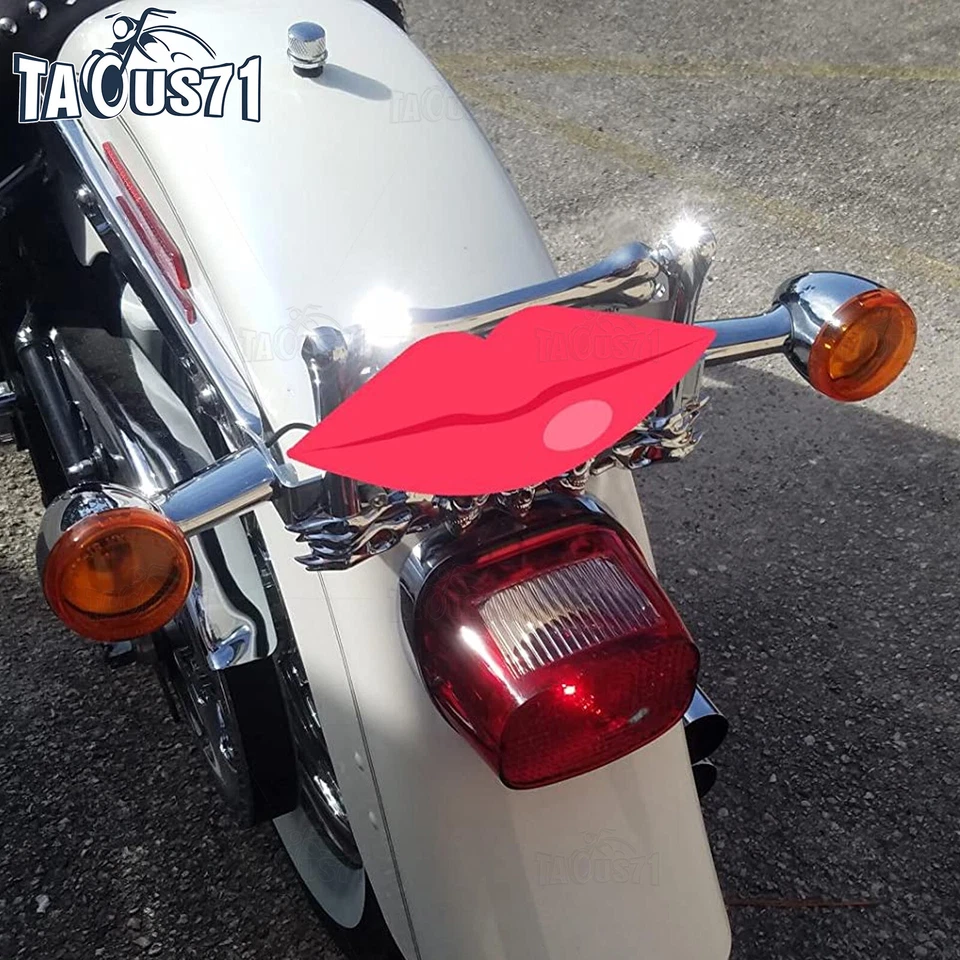 LED Turn Signal License Plate Relocation Kit For Honda Rebel 250 Shadow 750 1100 - Image 1 of 4