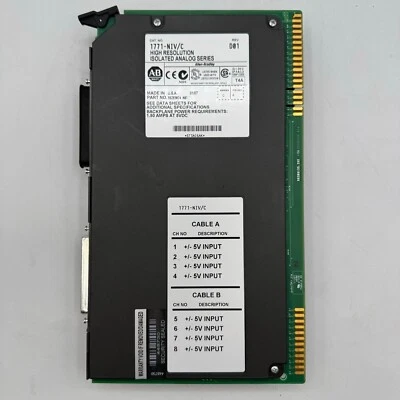 Allen-Bradley 1771-NIV (Ser. C) Módulo de entrada analógica PLC-5, 8 canales - Imagen 1 de 4