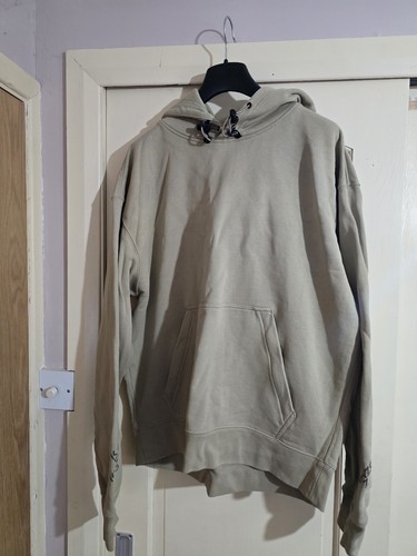 Felpa con cappuccio uomo designer Kenzo kaki con logo sul retro taglia M