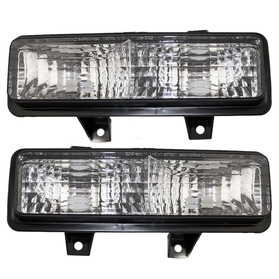 DEPO Front Turn Signal Light Set For 1989-1991 Chevrolet GMC Trucks Suburban - Image 1 of 3